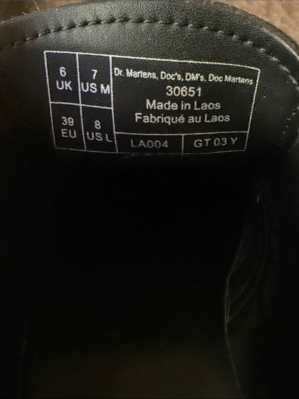Dr. Martens Black Vegan Leather Platform Derby Oxfords NWOT - Picture 3 of 6